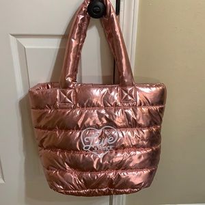 Justice puffy tote